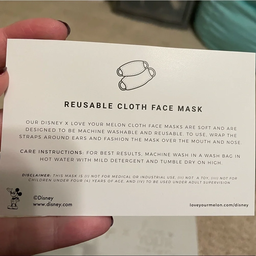 Disney Love Your Melon Child Mask
